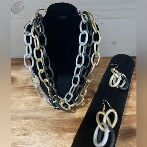 Matching earrings & necklace